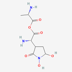 molecular formula C9H15N3O6 B1665678 Nourseimycin CAS No. 82576-50-9