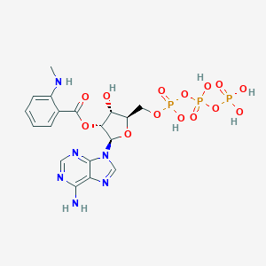 molecular formula C18H23N6O14P3 B166568 2'-O-(N-Methylanthraniloyl)ATP CAS No. 130799-34-7
