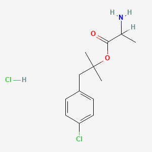 molecular formula C13H19Cl2NO2 B1665680 Alaproclate hydrochloride CAS No. 60719-83-7