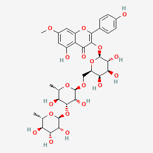 molecular formula C34H42O19 B1665682 Catharticin CAS No. 39723-40-5