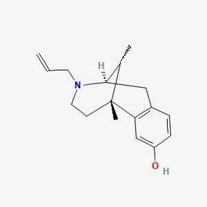 molecular formula C17H24ClNO B1665685 Alazocine CAS No. 14198-28-8