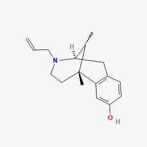 molecular formula C17H23NO B1665685 Alazocine CAS No. 14198-28-8