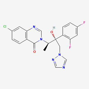 molecular formula C20H16ClF2N5O2 B1665687 Albaconazole CAS No. 187949-02-6