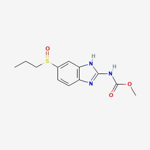 molecular formula C12H15N3O3S B1665690 Albendazole Oxide CAS No. 54029-12-8