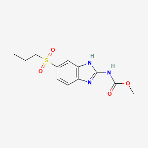 molecular formula C12H15N3O4S B1665691 阿苯达唑砜 CAS No. 75184-71-3