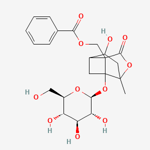 molecular formula C23H28O11 B1665693 Albiflorin CAS No. 39011-90-0