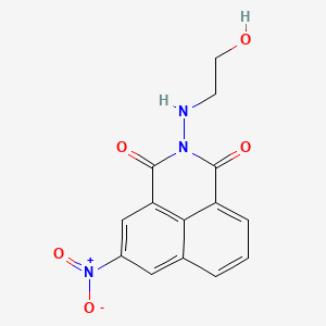 molecular formula C14H11N3O5 B1665696 ALE-0540 CAS No. 234779-34-1