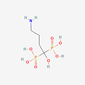molecular formula C4H13NO7P2 B1665697 阿伦膦酸 CAS No. 66376-36-1