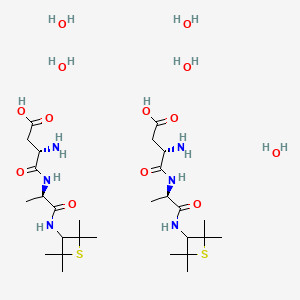 molecular formula C28H60N6O13S2 B1665701 Alitame CAS No. 99016-42-9