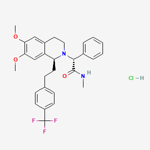 molecular formula C29H32ClF3N2O3 B1665708 Almorexant hydrochloride CAS No. 913358-93-7