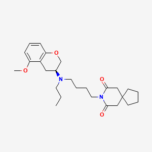 molecular formula C26H38N2O4 B1665709 Alnespirone CAS No. 138298-79-0