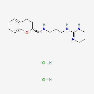 molecular formula C17H28Cl2N4O B1665710 Alniditan dihydrochloride CAS No. 155428-00-5