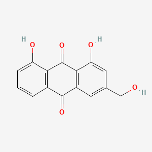 molecular formula C15H10O5 B1665711 Aloe emodin CAS No. 481-72-1
