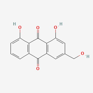 molecular formula C15H10O5 B1665711 芦荟大黄素 CAS No. 481-72-1