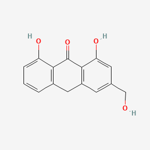 molecular formula C15H12O4 B1665712 Aloe emodin anthrone CAS No. 6247-99-0
