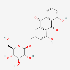 molecular formula C21H20O10 B1665713 芦荟大黄素葡萄糖苷 CAS No. 29010-56-8