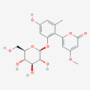 molecular formula C19H22O10 B1665714 Aloenin CAS No. 38412-46-3
