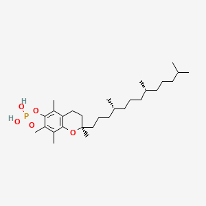 molecular formula C29H51O5P B1665718 alpha-Tocopherol phosphate CAS No. 38976-17-9