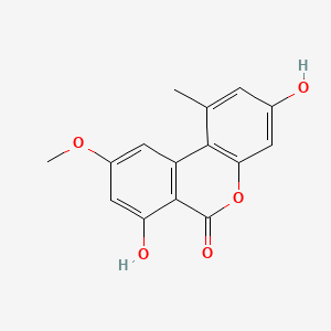 molecular formula C15H12O5 B1665736 Djalonensone CAS No. 23452-05-3