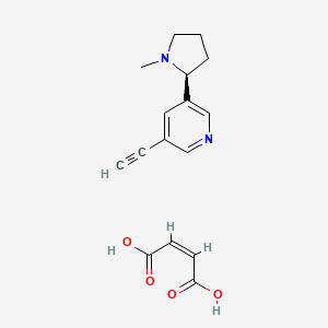 molecular formula C16H18N2O4 B1665741 Altinicline maleate CAS No. 192231-16-6