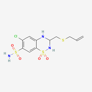 molecular formula C11H14ClN3O4S3 B1665743 Altizide CAS No. 133562-97-7