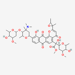 molecular formula C47H59NO17 B1665745 Altromycin D CAS No. 128461-01-8