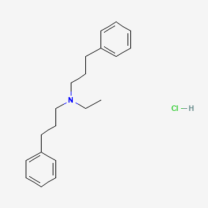 molecular formula C20H28ClN B1665751 Ethylbis(3-phenylpropyl)ammonium chloride CAS No. 5982-87-6