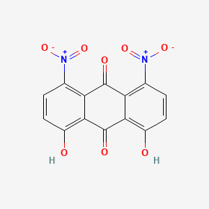 molecular formula C14H6N2O8 B1665754 1,8-Dihydroxy-4,5-dinitroanthraquinone CAS No. 81-55-0