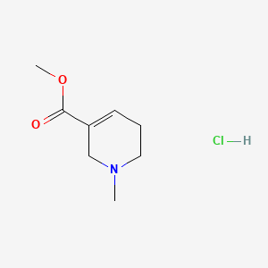 molecular formula C8H14ClNO2 B1665756 Arecoline hydrochloride CAS No. 61-94-9