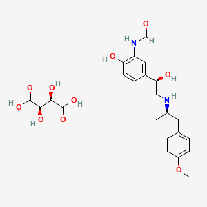 molecular formula C23H30N2O10 B1665759 阿福莫特罗酒石酸盐 CAS No. 200815-49-2