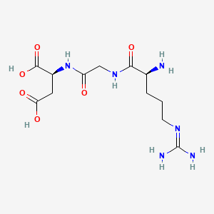 molecular formula C12H22N6O6 B1665760 AB-3PRGD2 CAS No. 99896-85-2