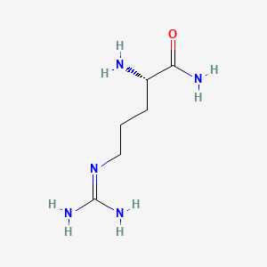 molecular formula C6H15N5O B1665762 Argininamide CAS No. 2788-83-2