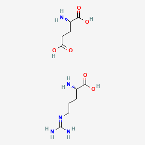 molecular formula C11H23N5O6 B1665764 Arginine glutamate CAS No. 4320-30-3