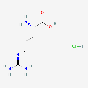 molecular formula C6H15ClN4O2 B1665765 Arginine Hydrochloride CAS No. 1119-34-2