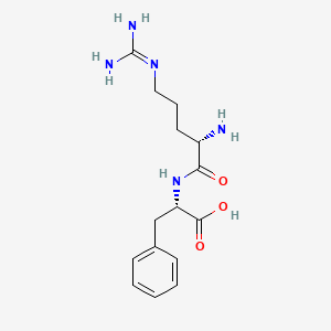 molecular formula C15H23N5O3 B1665768 Arginylphenylalanine CAS No. 2047-13-4