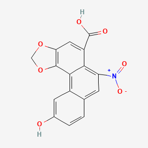 molecular formula C16H9NO7 B1665774 马兜铃酸C CAS No. 4849-90-5
