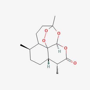 molecular formula C15H22O5 B1665778 Artemisinin CAS No. 63968-64-9