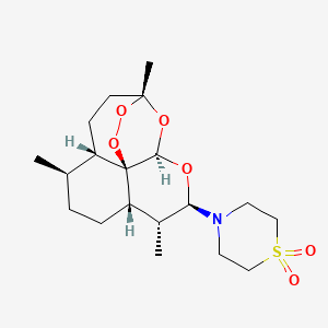 molecular formula C19H31NO6S B1665779 Artemisone CAS No. 255730-18-8