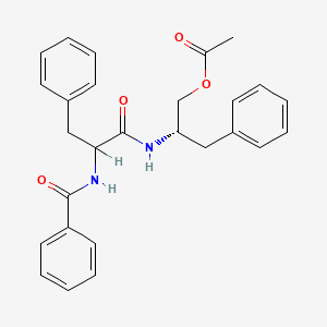 molecular formula C27H28N2O4 B1665788 Aurantiamide Acetate CAS No. 56121-42-7