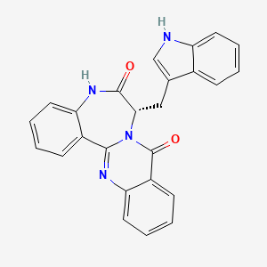 molecular formula C25H18N4O2 B1665789 阿斯柏利菌素D CAS No. 93413-07-1