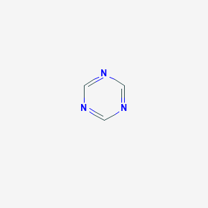 molecular formula C3H3N3 B166579 1,3,5-Triazine CAS No. 290-87-9