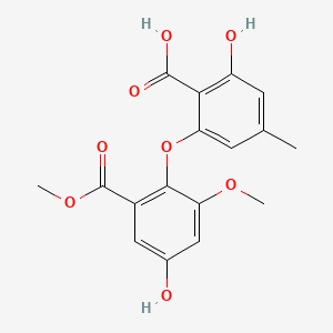 molecular formula C17H16O8 B1665799 Asterric Acid CAS No. 577-64-0