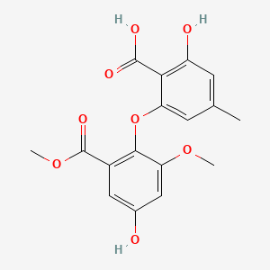 molecular formula C17H16O8 B1665799 Asterric acid CAS No. 577-64-0