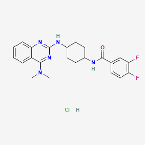 molecular formula C23H26ClF2N5O B1665810 ATC 0175 hydrochloride CAS No. 510733-97-8