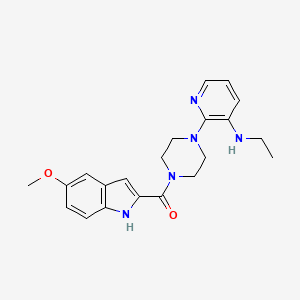 molecular formula C21H25N5O2 B1665816 Atevirdine CAS No. 136816-75-6