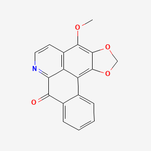 molecular formula C18H11NO4 B1665817 Atherospermidine CAS No. 3912-57-0