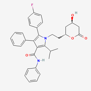 molecular formula C33H33FN2O4 B1665823 Atorvastatin lactone CAS No. 125995-03-1