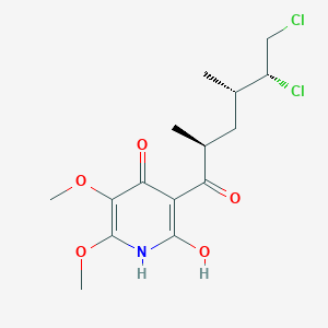 molecular formula C15H21Cl2NO5 B1665825 Atpenin A5 CAS No. 119509-24-9
