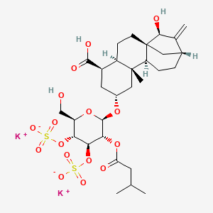 molecular formula C30H46KO16S2 B1665827 Atractyloside CAS No. 17754-44-8