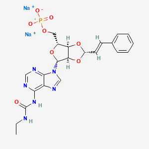 molecular formula C20H17ClF4N4O4S B1665833 Avagacestat CAS No. 1146699-66-2